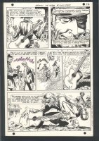 ! COOL JOE KUBERT 1968 WAR ART - NAZIS TORMENT HIPPIE?! Issue Our Army at War #200 Page 10 Comic Art