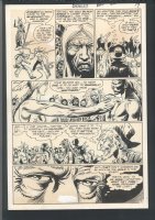 ! BEAUTIFUL JOE KUBERT 1969 ART - NATIVE AMERICAN FIREHAIR Issue Showcase #86 Page 15 Comic Art