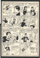 ! GREAT LARGE DeCARLO ART 1956 - LOTS OF SEXY VERONICA + BETTY Issue Archie's Pals n Gals #5 Page 94 Comic Art