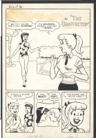  ! FANTASTIC DeCARLO 6 PAGE STORY - VERONICA + ARCHIE + BETTY ALL OVER THE ART - MAKING OUT - LARGE ART - 1960 Issue Betty and Veronica #60 Page 1-6 Comic Art