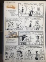 ! LARGE DAN DeCARLO 1959 ART - 2 GREAT BETTY + VERONICA GAGS Issue Betty and Veronica Annual #8 Page 32 Comic Art