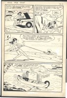 = DeCARLO JOSIE ART - 1966 LARGE ART - SEXY GIRLS Issue Josie 20 Page 2 Comic Art