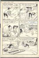= DeCARLO JOSIE ART - 1966 LARGE ART - LOTS OF SEXY JOSIE Issue Josie 20 Page 3 Comic Art