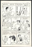 +++ LRG DeCARLO JOSIE ART - JOSIE IN EVERY PANEL Issue Laugh #147 Page 3 Comic Art