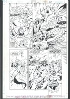 ++ LEONARD KIRK SUPERGIRL ART - CRAZY UNDERSEA MONSTERS ATTACK Issue Supergirl #64 Page 21 Comic Art