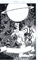 ++ WILD + SEXY PROMETHEA COVER PENCILED + INKED BY JH WILLIAMS - ALAN MOORE Issue Promethea #21 Comic Art