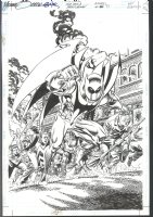 Jerry Ordway Mike Zeck | ++ awesome mike zeck cover - azrael, agent of the bat - action! Issue azrael, agent of the bat #95 | Koch Comic Art