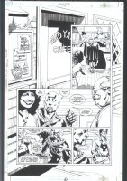 ! GREAT MORALES ART - HOURMAN IN A DINER