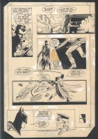 ! BATMAN IN ACTION PAGE BY TREVOR VON EEDEN FROM HIS HISTORICAL RUN Issue Batman Annual #8 Page 9 Comic Art