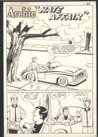 +++ GREAT HARRY LUCEY 5 PAGE LRG ART STORY - ARCHIE REGGIE VERONICA JUGHEAD Issue Archie #142 Comic Art