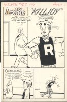 = HARRY LUCEY ARCHIE SPLASH - ARCHIE SKATES AT SCHOOL Issue Archie 129 Page 11 Comic Art