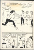 = HARRY LUCEY ARCHIE SPLASH - VERONICA BETTY JUGHEAD REGGIE Issue Archie 136 Page 27 Comic Art