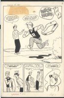 = HARRY LUCEY ARCHIE SPLASH - GOOD ARCHIE + JUGHEAD GAG Issue Laugh Comics 122 Page 6 Comic Art