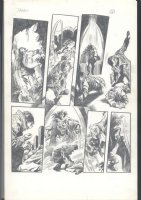 ++ GREAT GENE COLAN FULLY PENCILED ART FOR A DEMON STORY - PG 6 Issue Demon Story Page 6 Comic Art