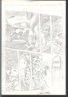 ! SIGNED GENE COLAN PENCIL SPECTRE ART - HOOKER IS BRUTALLY MURDERED ON THE STREET 
