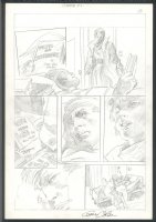+++ NICE GENE COLAN PECIL PAGE - MAN CONTEMPLATES DEATH Issue Spectre #2 Page 3 Comic Art