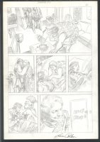 +++ NICELY DETAILED GENE COLAN PENCIL PAGE FROM SPECTRE 2 Issue Spectre #2 Page 8 Comic Art