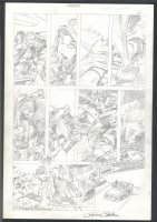 ++ GENE COLAN PENCIL ART - CRIMINAL TAKES A BEATING - 1988 Issue Spectre Page 6 Comic Art