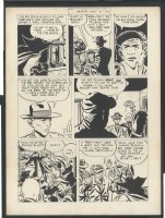 ! NICE BILL DRAUT GOLDEN AGE SUPERHERO ART - THE RED DEMON Issue Black Cat #5 Page 40 Comic Art