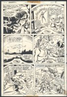 ++ 1973 DON HECK DAREDEVIL ART - VILLAINS IN ACTION Issue DareDevil #106 Page 2 Comic Art