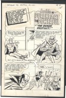 ! ARCHIE AS PUREHEART THE POWERFUL VS DEMON DROPOUT - VIGODA SPLASH Issue Pureheart The Powerful #2 Page 15 Comic Art