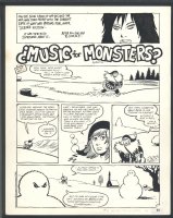 ++ GILBERT HERNANDEZ SPLASH PAGE FROM LOVE + ROCKETS #2 Issue Love and Rockets #2 Page 1 Comic Art