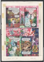 ! GORGEOUS McCARTHY ROGAN GOSH LARGE PAINTED ART - PSYCHEDELIC Issue Revolver #5 Page 90 Comic Art