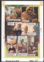 +++ AWESOME BRENDAN McCARTHY ROGAN GOSH PAINTED ART - LARGE SIZE Issue Revolver #6 Page 6 Comic Art