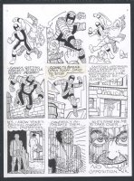 ! ALL DITKO SUPERHERO PAGE - HERO VS CAVEMAN Issue Steve Ditko #16 Page 6 Comic Art