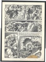 ! AWESOME BRUNNER OVERSIZE PENCIL ART - THE DEVIL TAKES HIS DUE - 1972 END PAGE CREEPY 45 Issue Creepy #45 Page 8 Comic Art