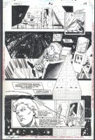  ! GREAT BREYFOGLE ANARCHY PAGE - SIGNED - ANARKY LOOKS OVER WASHINGTON DC   Issue Anarky #4 Page 19 Comic Art