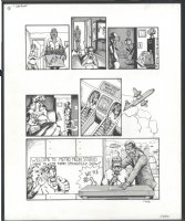  ! SUYDAM + CEBOLLERO UNDERGROUND ART - FORMER NASA HERO REDUCED TO TALK SHOW GUEST Issue Forbidden Zone #1 Page 4 Comic Art