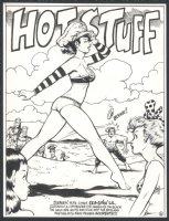 ! STEVE MANNION SPLASH PAGE OF VERY SEXY GIRL ON THE BEACH Page 2 Comic Art