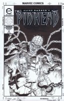 ++ GREAT MARK NELSON COVER FOR CLIVE BARKER'S PINHEAD Issue Clive Barker's Pinhead #3 Comic Art