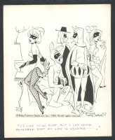 = NEW YEARS COSTUME PARTY - DON FLOWERS GLAMOR GIRLS STRIP Issue Glamor Girls Page 1-19-1966 Comic Art