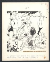 = SEXY BATHING BEAUTIES- DON FLOWERS GLAMOR GIRLS STRIP  Issue Glamor Girls Page 9-14-1964 Comic Art