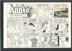  ! STARR ORPHAN ANNIE SUNDAY - ANNIE + SANDY INVOLVED IN PLOT Issue Little Orphan Annie Page 10-29-89 Comic Art