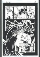 ! AWESOME DAVID BOLLER BATMAN SPLASH - TEST PAGE Issue Batman #595 Comic Art