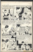! BEAUTIFULLY DRAWN ROMANCE ART BY JOHN TARTAGLIONE - LARGE Issue Love Romances #68 Page 16 Comic Art